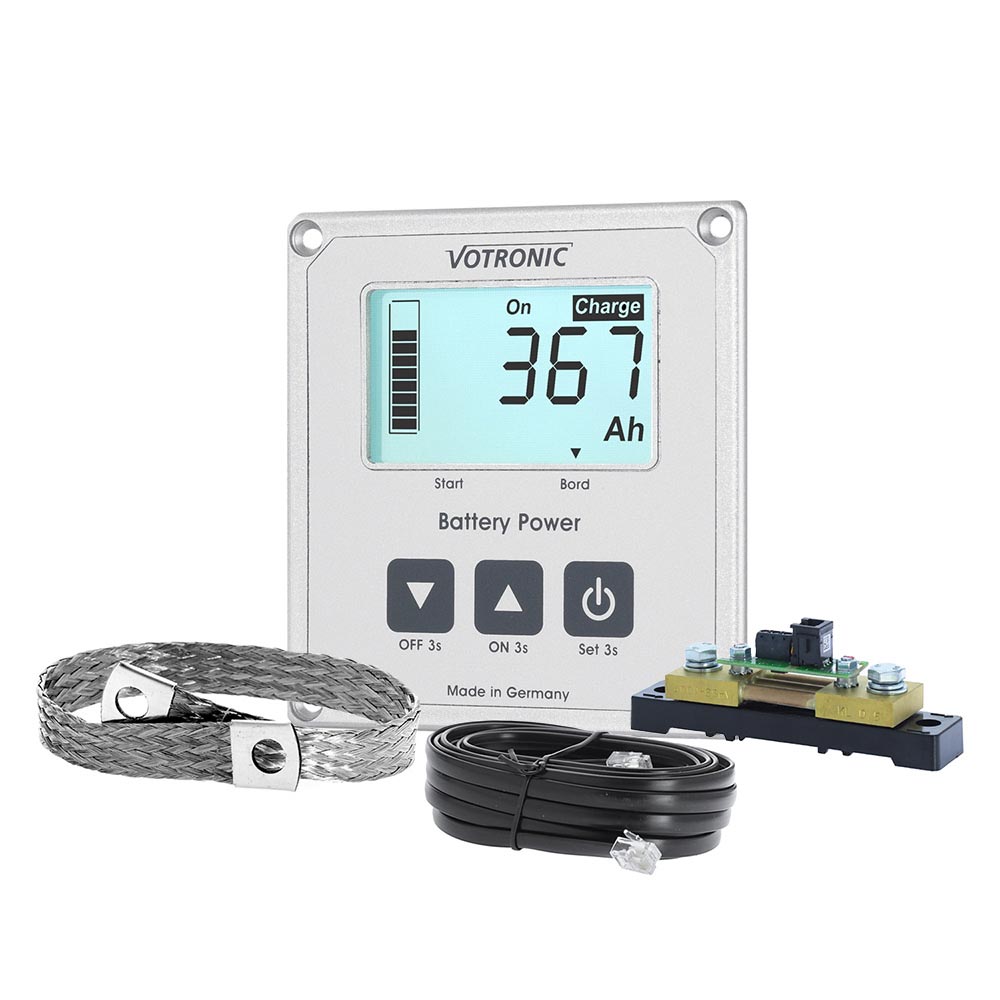 VOTRONIC LCD battery computer 200 S with smart shunt and ground strap 35
