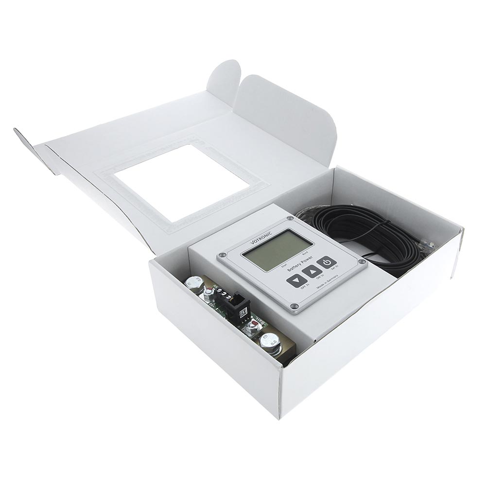 VOTRONIC LCD-Batterie-Computer 200 S mit Smart-Shunt und Masseband 35