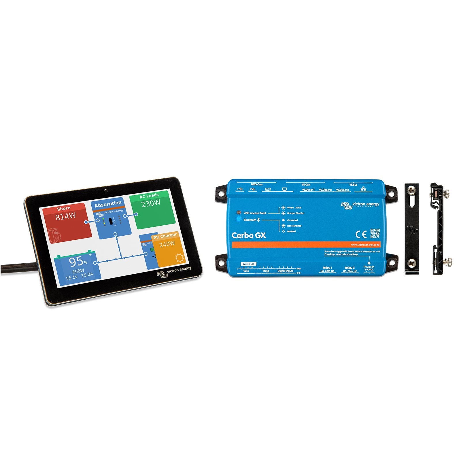 Victron Cerbo GX MK2 system monitoring