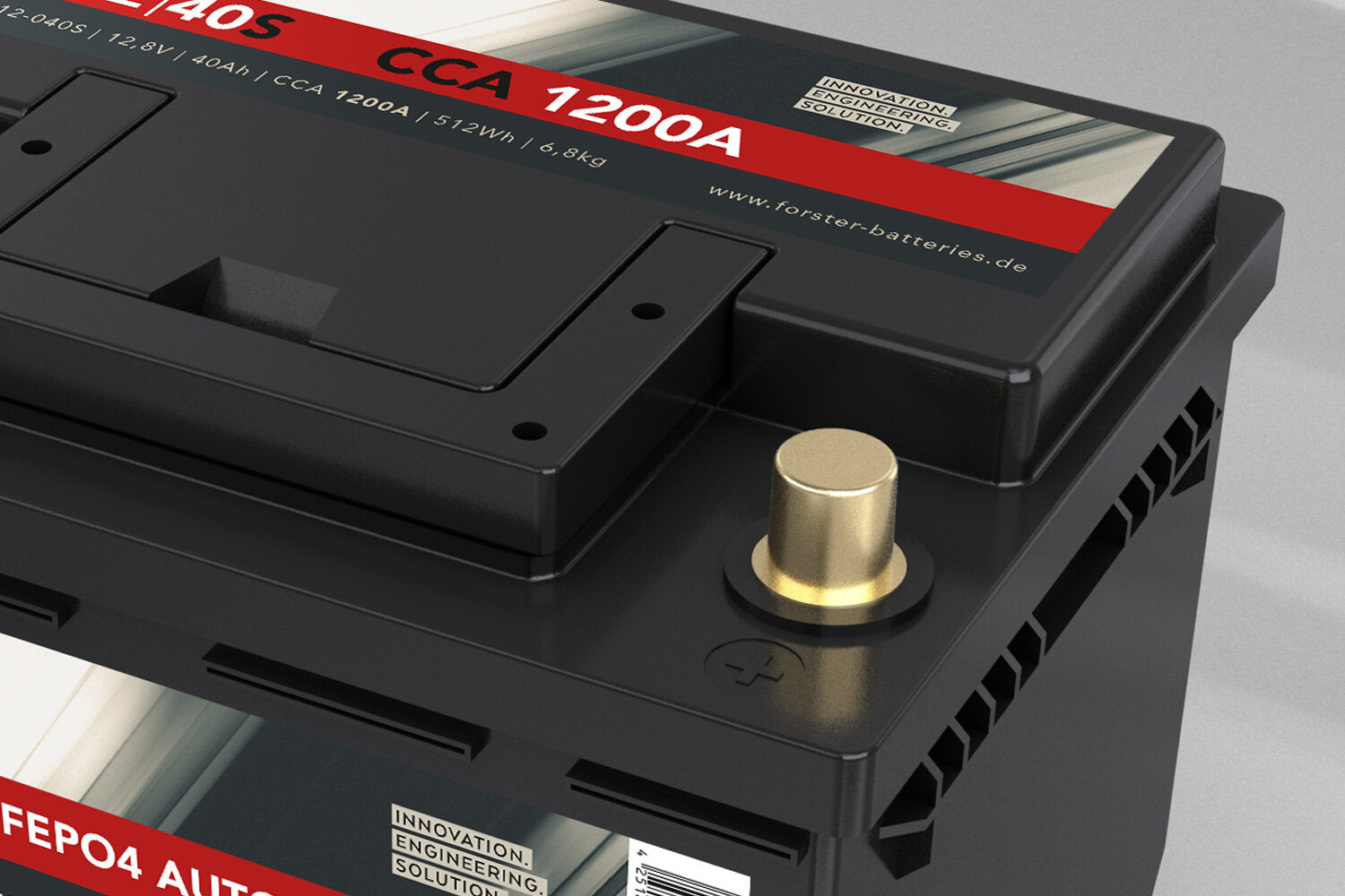 Forster 20Ah 12.8V LIFEPO4 Heavy Duty Automotive Lithium Battery 600a 240 x 174 x 190mm ~ 3.7.0kg PB-EQ 40AH