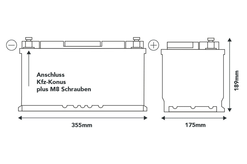 CS 150Ah | 12,8V | 1920Wh | SMART POWER Lithium LiFePO4 Batterie mit Bluetooth 4.0 | integriertem 150A-300A BMS | Heizung