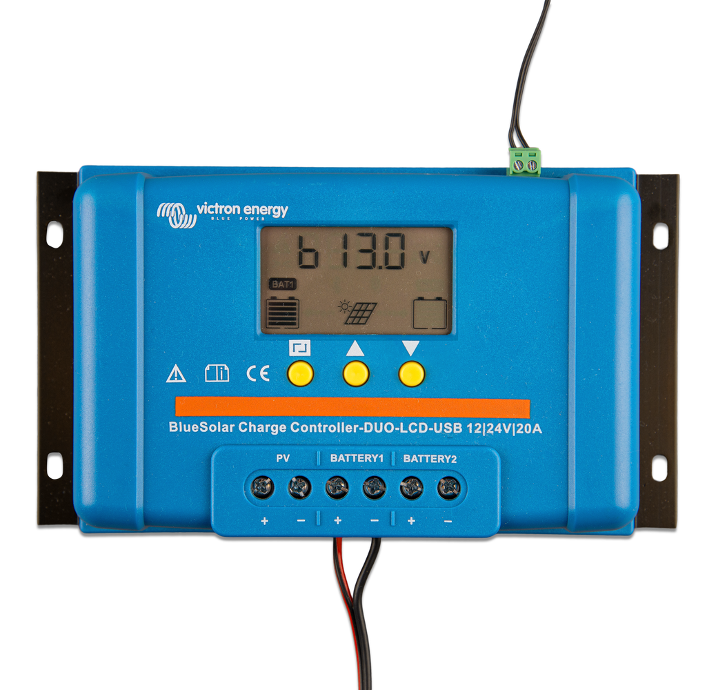 Victron BlueSolar PWM DUO-LCD&USB 12/24V-20A solar controller
