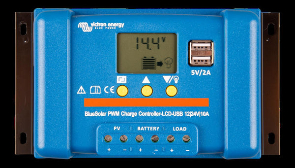Ηλιακός ελεγκτής Victron BlueSolar PWM-LCD&USB 12/24V-10A