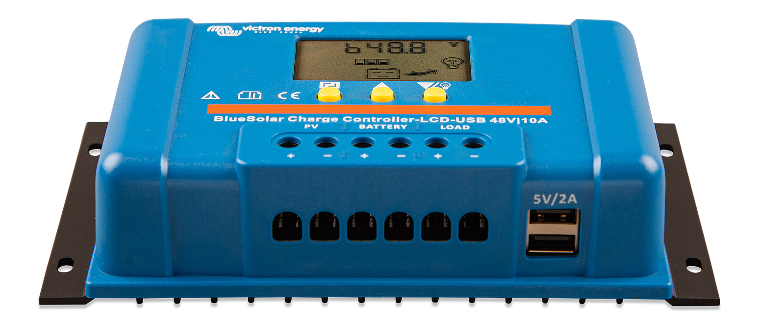 Victron BlueSolar PWM-LCD&USB 48V-10A Solarregler