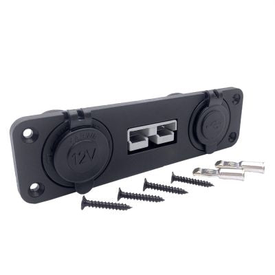 Offgridtec installation frame Anderson plug - USB socket - cigarette lighter