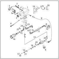 Webasto Air Top 2000 STC Marine 12 V Diesel, Standard Bedienelement