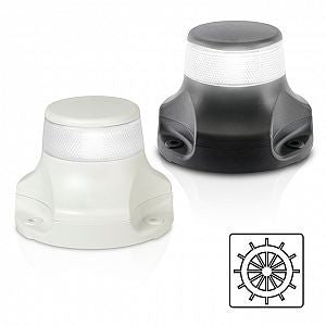 Hella 2 SM Naviled 360 Compact White All-Round Navigation Light με μόνιμα τοποθετημένη βάση