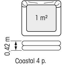 Plastimo Coastel ISO Rescue Island 4 Pers. δοχείο