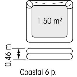 Plastimo Coastel ISO rescue island 6 pers. Bag