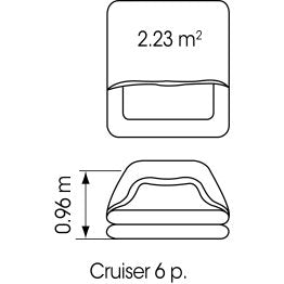 Plastimo cruiser orc rescue island 6 pers. Bag