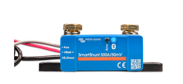 Victron Smartshunt 500A/50MV IP65 Strom-Messshunt