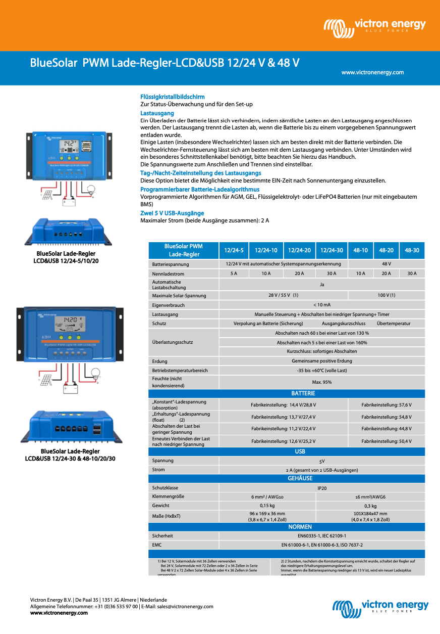 Copy of Victron Bluesolar Mppt 75/10 12V 24V 10A without Bluetooth #1