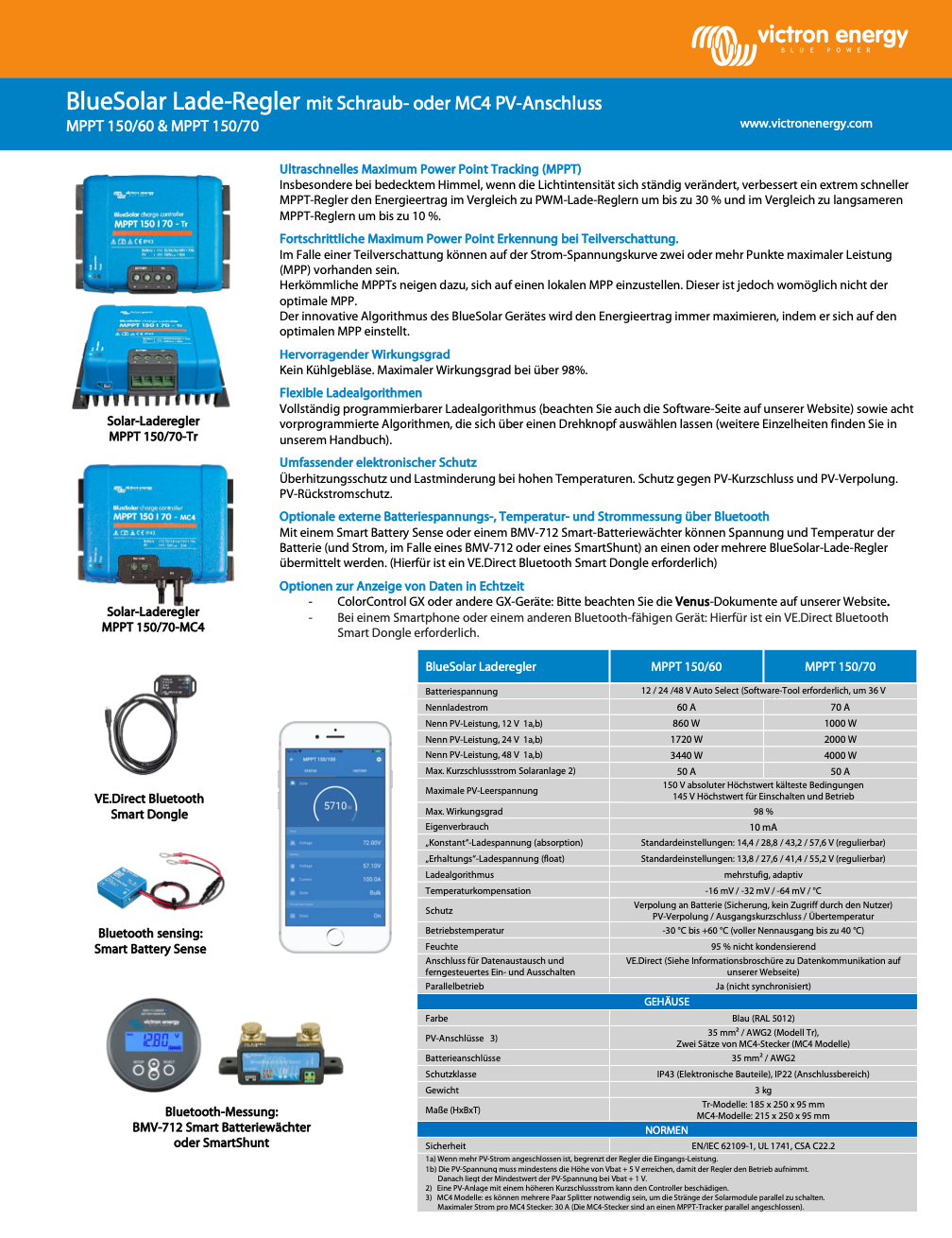 Copy of Victron BlueSolar MPPT 150 /60-MC4 #1
