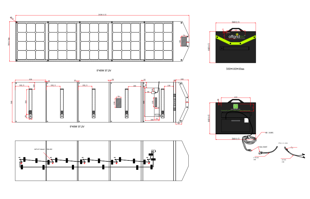 Offgridtec FSP-2 225W Ultra foldable solar module