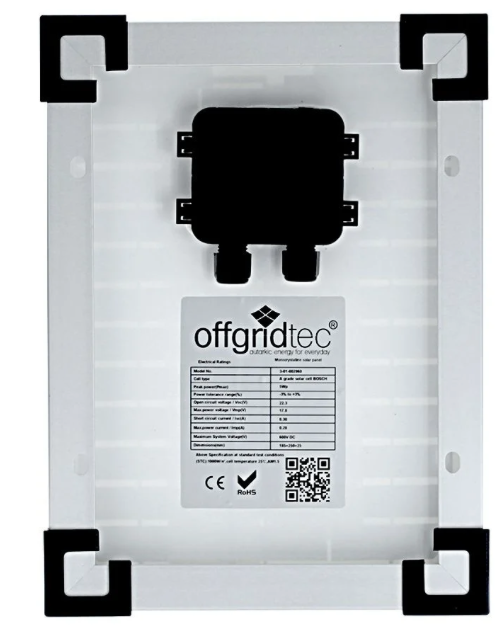 Αντίγραφο του Offgridtec® 20W μονο -ηλιακό πάνελ 12V