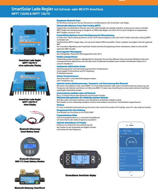 Victron Smartsolar Mppt 150/70-TR