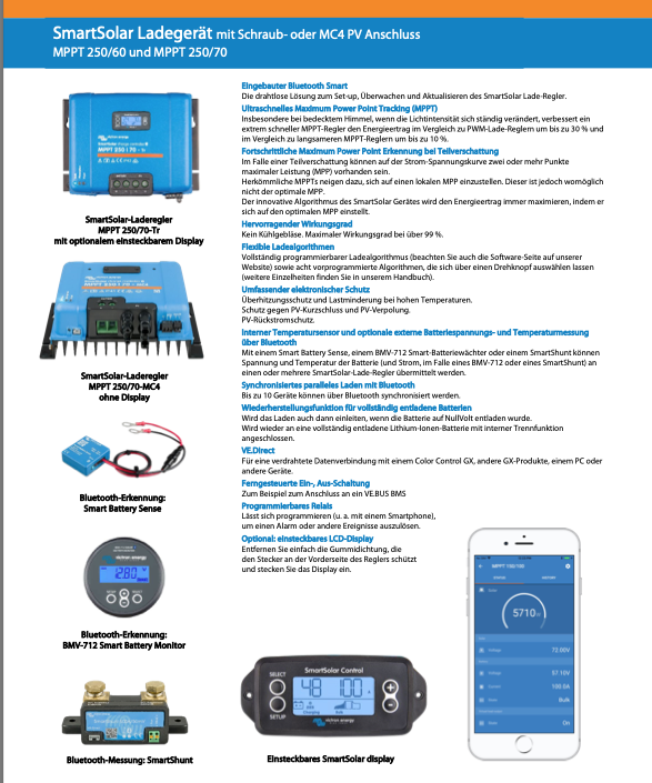 Victron SmartSolar MPPT 250/70-Tr