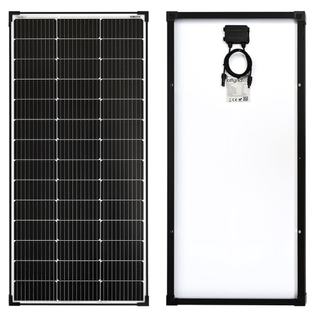 OFFGRIDTEC® MONO-150 V2 Solar Panel 23V Black Frame