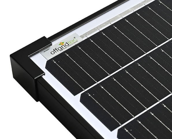 OFFGRIDTEC® MONO-150 V2 Solar Panel 23V Black Frame