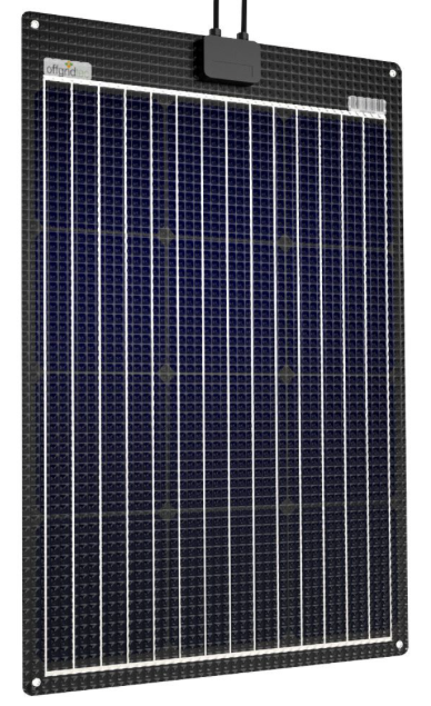 OFFGRIDTEC® ETFE-AL 60W V2 SEMI-FLEXIBLES 18V Solar Panel