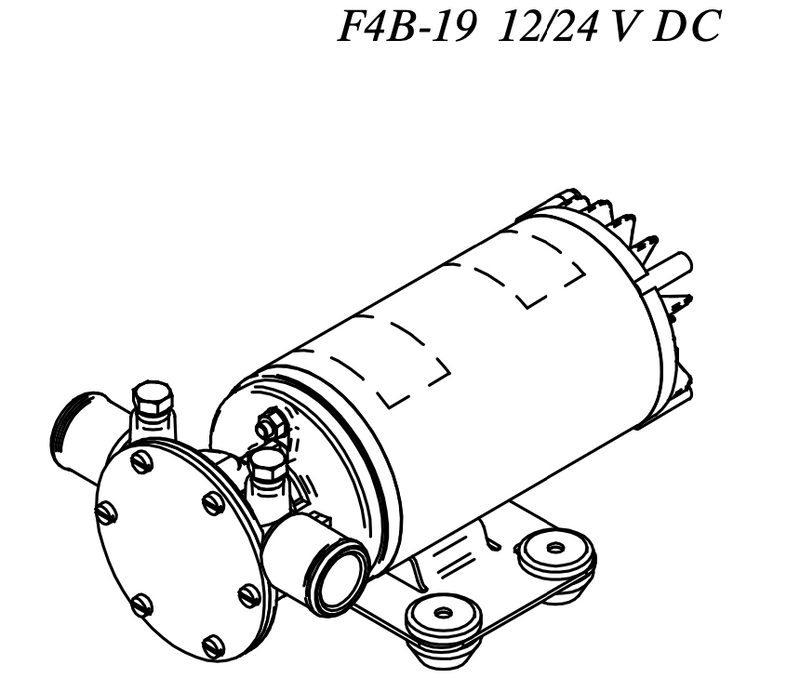 Johnson F4B-19 Impellerpumpe 24V