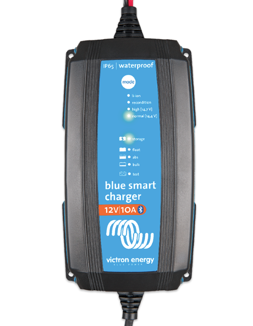 Victron Blue Smart IP65s Charger 12/4 + DC connector