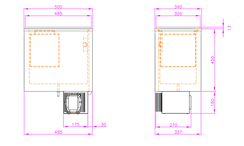 Isotherm BI41 DUAL Einbaubox 12/24V