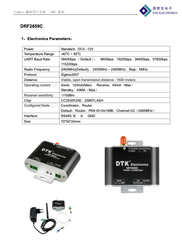 Victron Zigbee to RS485 Konverter