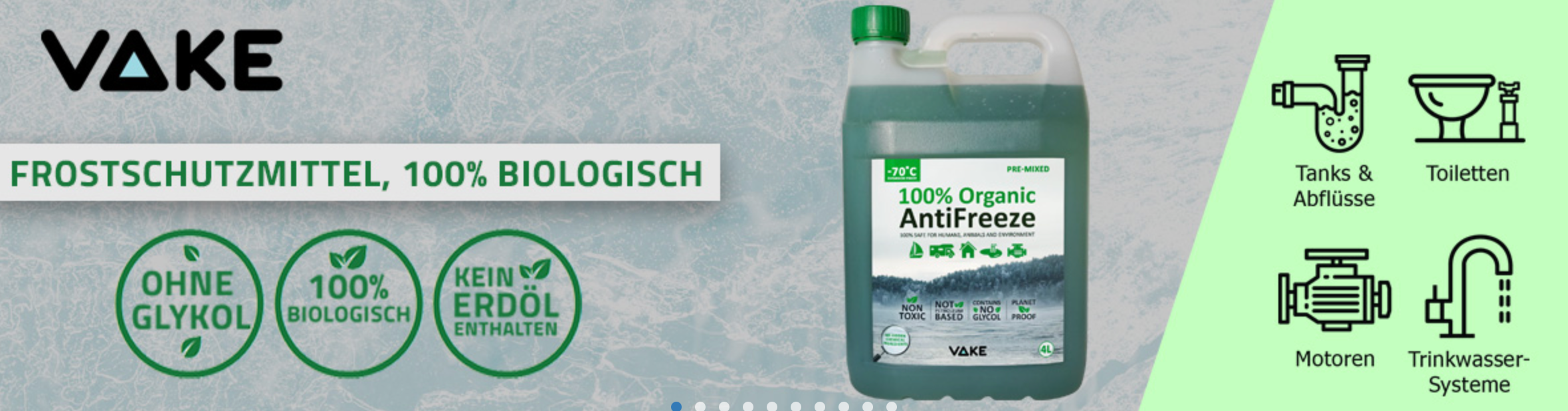 Vake Organic Antrefreeze Freosteuer