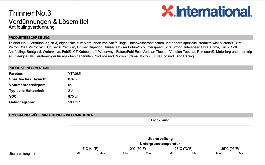 International dilution No. 3, 500ml