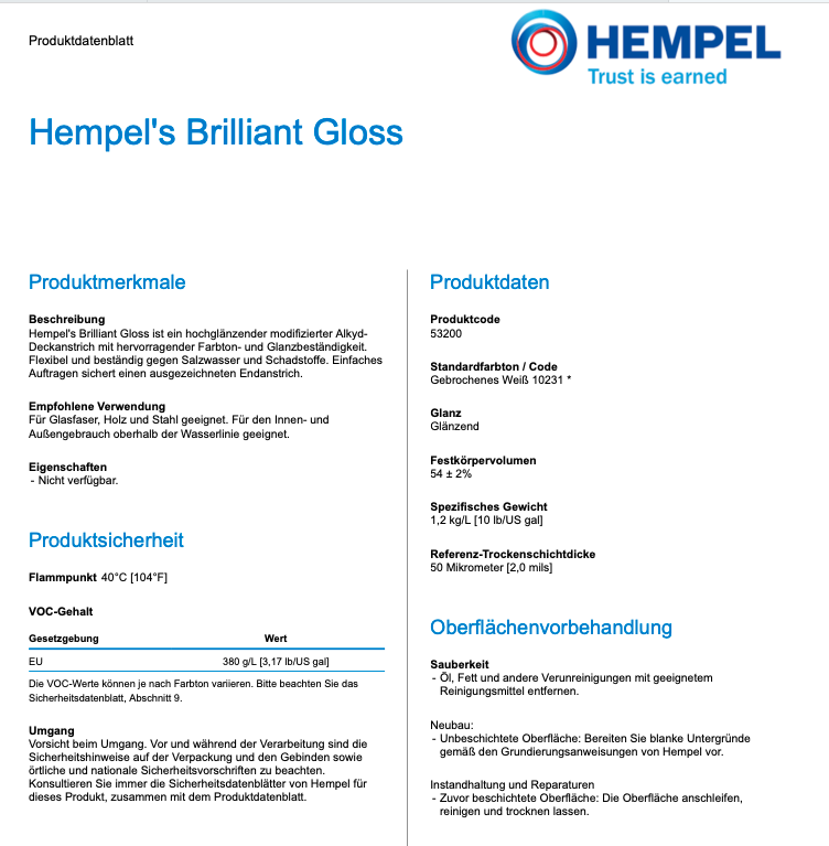 Hempel's Brilliant Gloss 0.75l