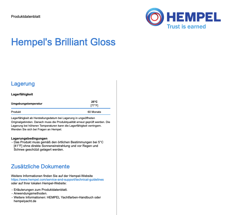 Hempel's Brilliant Gloss 0.75l