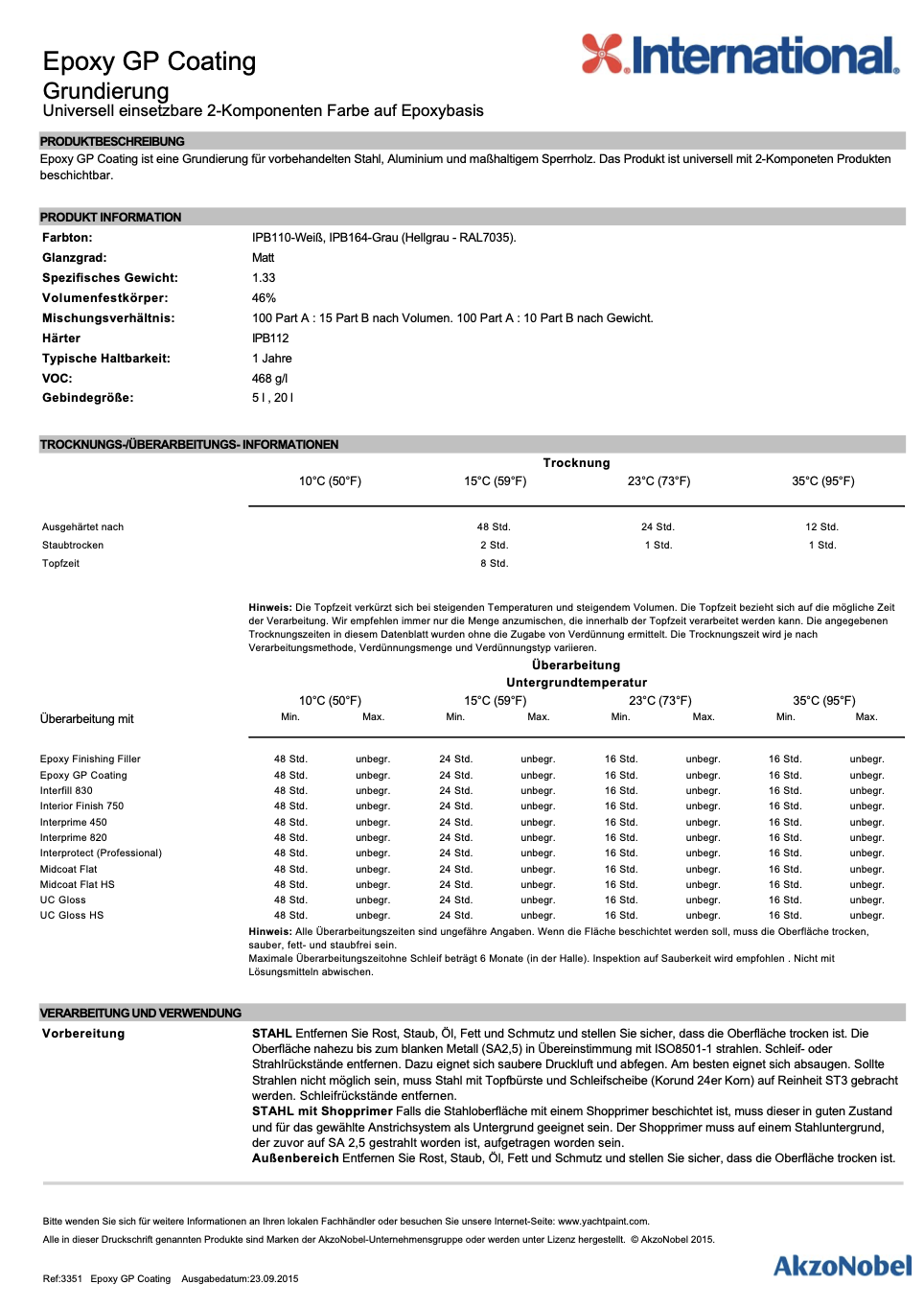 International Epoxy GP Coating Härter B, 2,6l