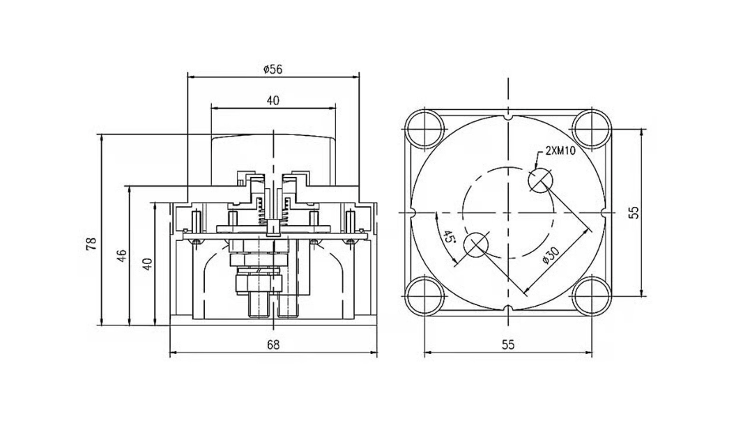Offgridtec Batterietrennschalter Hauptschalter 12V 24V 48V 275A M10 Schraubanschluss