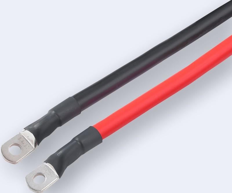 VOTRONIC Anschlusskabel für SMI-Inverter rot/schwarz 25 mm², 2 m lang