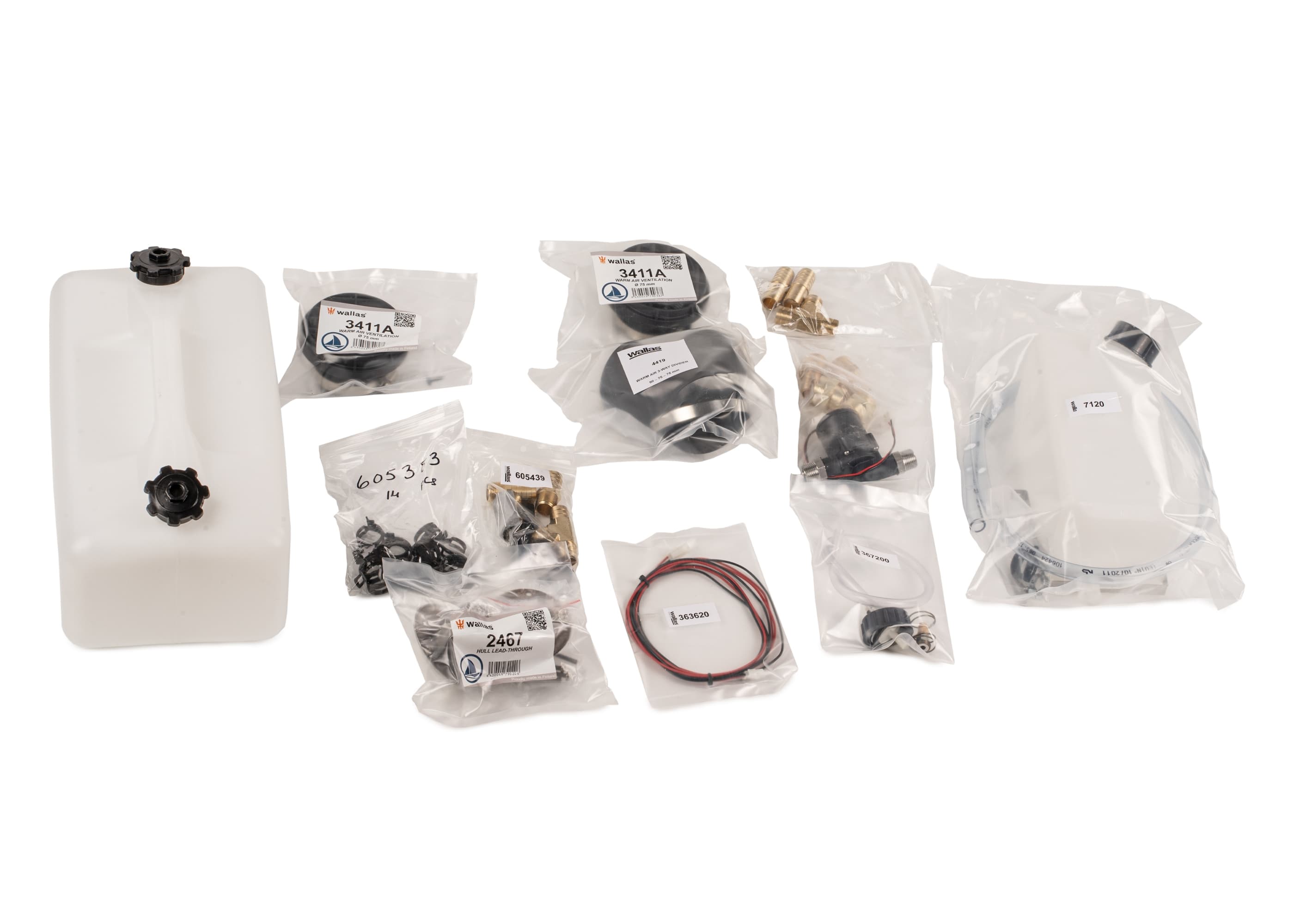 Wallas Viking Water 30, Installationskit