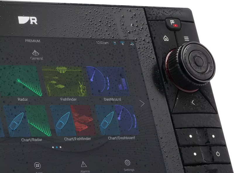 Raymarine AXIOM2 Pro 9 S - 9" HybridTouch Multifunktionsdisplay mit integriertem High CHIRP Sonar für CPT-S Geber, ohne Karte