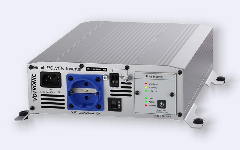 VOTRONIC 3178 MobilPOWER Inverter SMI 1200 ST-NVS with Schuko socket / mains priority circuit