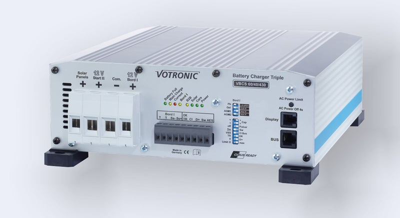 Votronic 3246 VBCS 60/40/430 CI-Triple Kombigerät-Lade/Controller/Wander