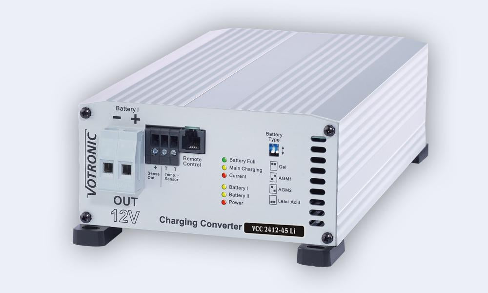 VOTRONIC 3309 VCC 2412-45 Li 24V/12V galvanically isolated charging converter / B2B / charging booster