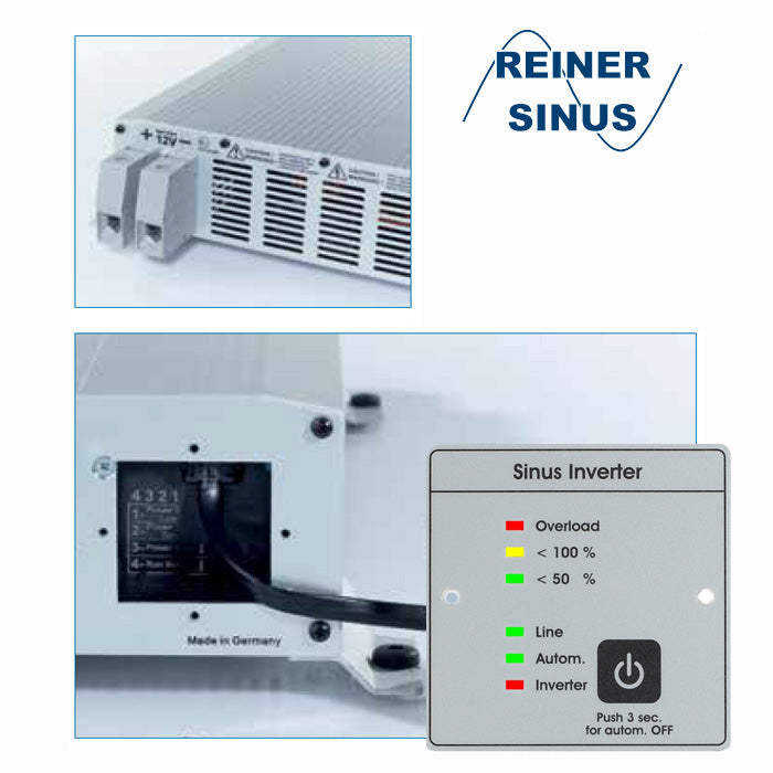 VOTRONIC 3178 MobilPOWER Inverter SMI 1200 ST-NVS with Schuko socket / mains priority circuit