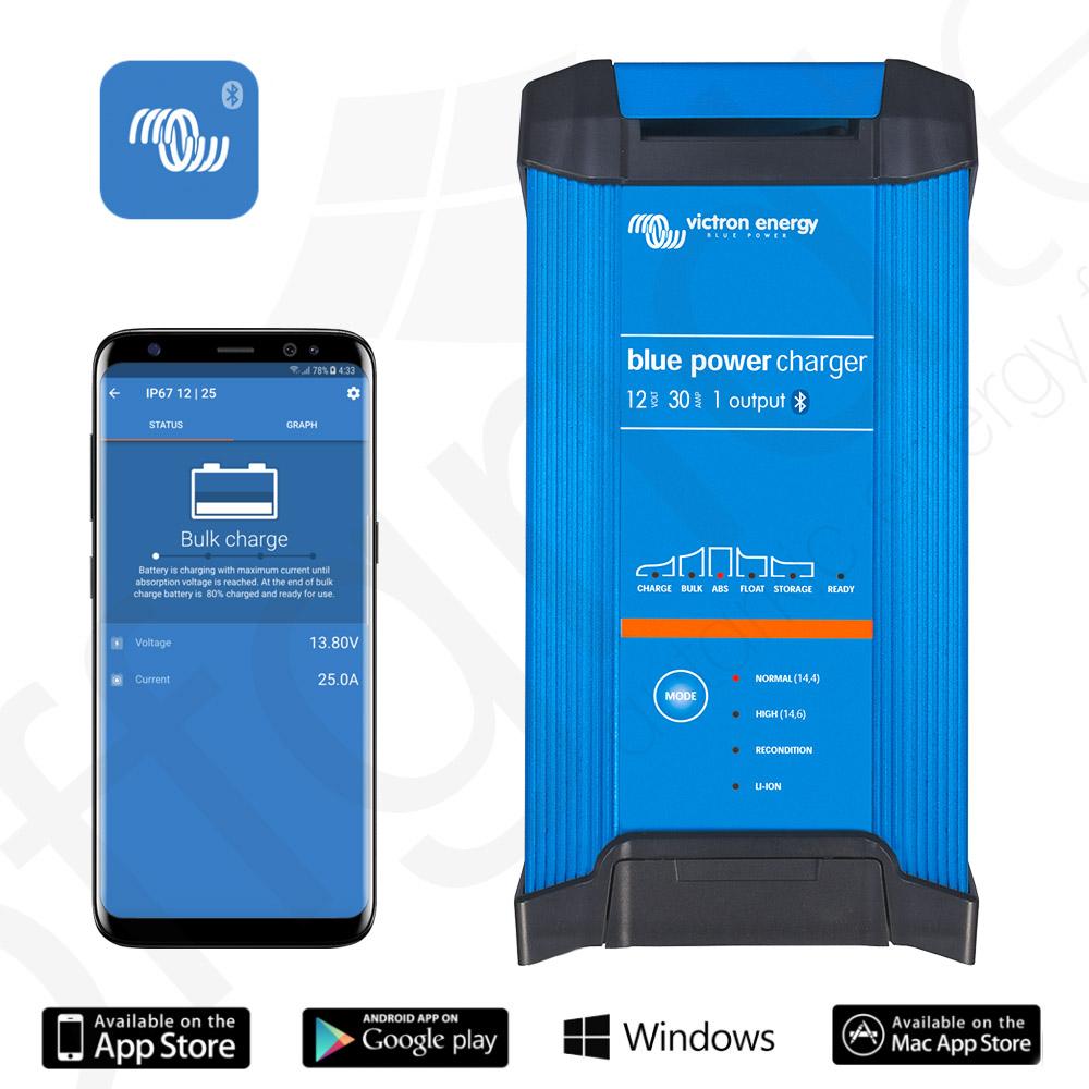 Victron Blue Smart IP22 12/30 (1) Charger 12V 30A 1 battery 