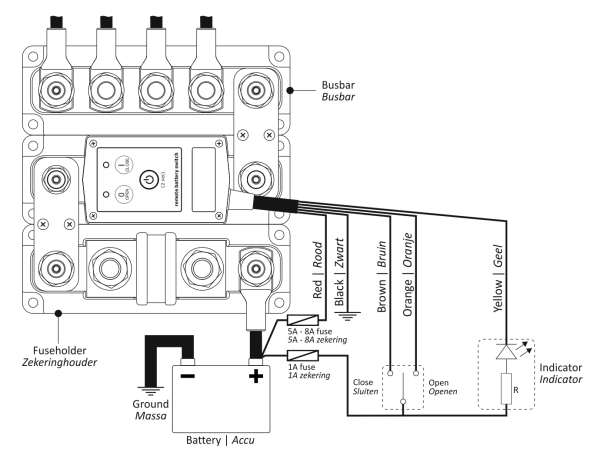 TBS Isolation Relay 12V500A Remote Battery Switch 