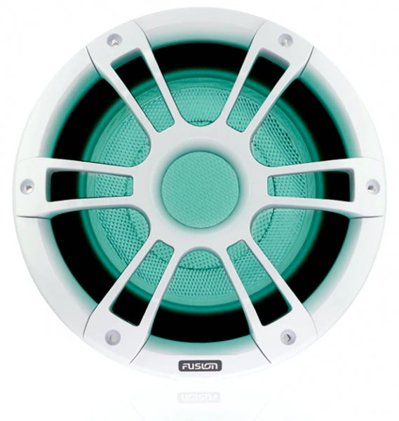 Fusion SG-SL102SPW 10" Marine Signature Subwoofer, White, 600 W, LED CRGBW