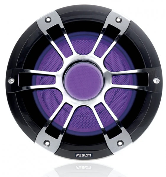 Fusion SG-SL102SPC 10" Marine Signature Subwoofer, grau, 600 W, LED CRGBW