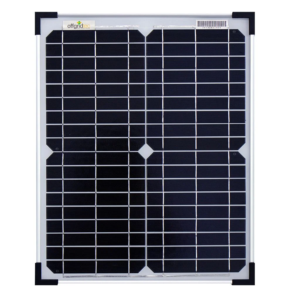 Offgridtec® 20W mono solar panel 12V