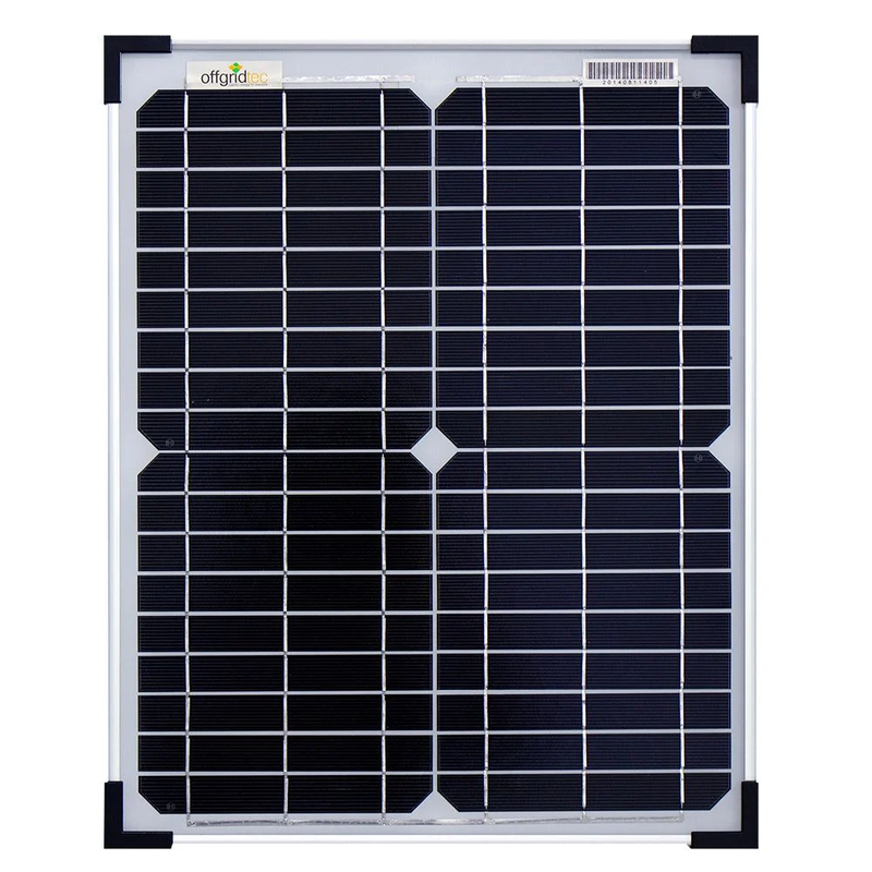 Offgridtec® 20W Mono Solarpanel 12V