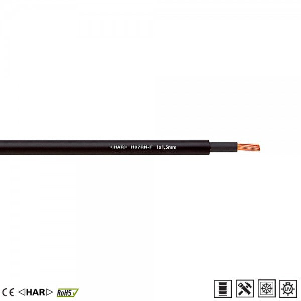 Lapp H07RN-F high-end rubber cable single core 
