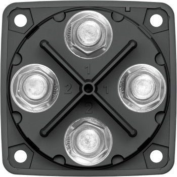 Blue Sea BS 6010200 mini dual circuit battery switch black with rotary knob