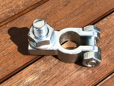 Blue Sea battery pole clamp - negative with screw M10